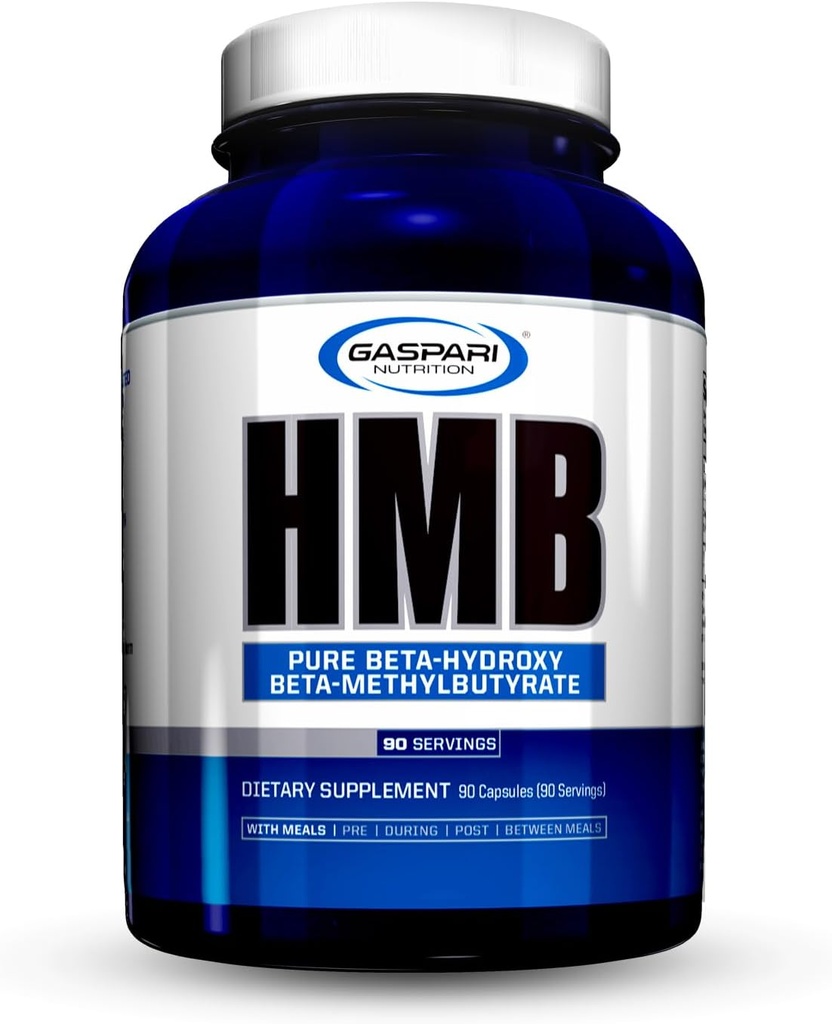 Gaspari Ernæring HMB, ren beta-hydroksy beta-metylbutyrat, hjelpe muskelvekst, fremmer styrke og gjenoppretting, bekjemper muskelnedbrytning, 1000 mg HMB (90 serveringer)