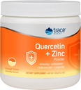 Trace Minerals Quercetin Plus Sink pulver - Antioksidant Supplement for immunstøtte - Mineral Supplement Aids Cardiovaskulær Helse - Inkluderer vitamin C & Ionic - Orange Krem, 120g (30 Serveringer)