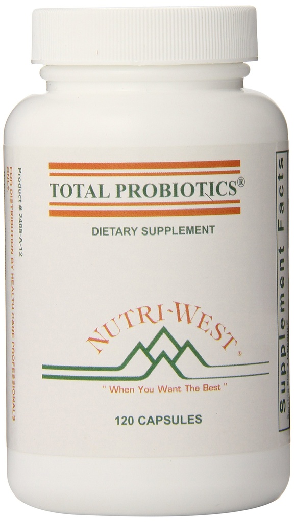 nærings-vest Totalt Probiotika 120 kapsler, 2,4 Ounce
