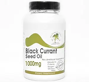 Black Currant Seed Oil 1000mg ~ 90 kapsler - Ingen tilsetningsmidler ~ Naturetition kosttilskudd