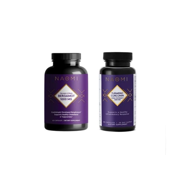 NAOMI Citrus Bergamot og Turmeric Curcumin - høy potens Duo