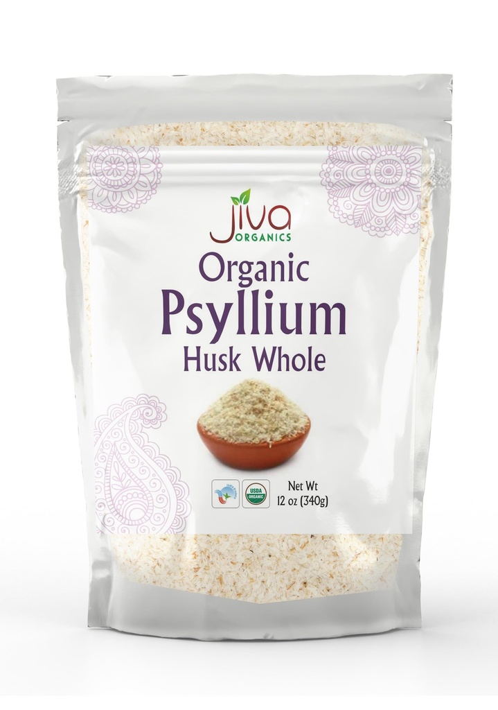 Jiva USDA Økologisk Hele Husk Psyllium (Isabgol) 12 Ounce