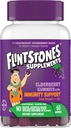 Flintstones Vitaminer Elderbær Gummies for barn med immunitetsstøtte fra C-vitamin og sink, Immunstøtte Gummier, Multivitamin for barn, Glutenfri, 60 greve