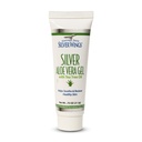 Naturlig sti sølvvinger 200ppm sølv med Aloe Vera Gel og te treolje - beroligende hudpleie - 0,75 oz