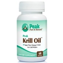 Peak ren og naturlig, Peak krill olje Supplement - bedre enn fiskolje for felles og hjerte helse - krill olje brain supplement - EPA, DHA og Astaxanthin - 60 softgels