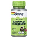 SOLARAY Echinacea og Elderberry Capsules, 440 mg 100 tæller