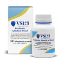 VSL #3® Probiotika for digestiv helse, IBS & UC-symptomer - 112,5B CFUs, høy potens, multi-strain, levende, kjølig probiotika, medisinsk mat for gut helse støtte hos menn og kvinner, 60 kapsler