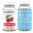 PUREFINITY Uric Acid Flush & rense kapsler + Tart Cherry Extract Capsules