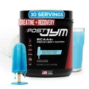 JYM Supplement Science Post JYM Active Matrix Blå Artic Freeze Amino Recovery pulver ren kreatin HCL, BCAAs, Glutamin, karnitin, Betain, Taurin for styrke, Reparasjon, ytelse 30 Services