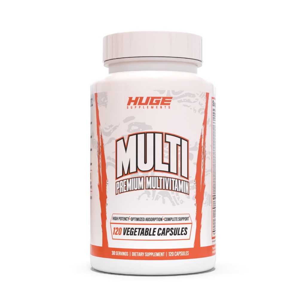 Stor multi, multivitamin for menn, høy-performance all-in-Et formel for atleter og bodybuilding, vitamin & Mineral reflenishment, støtter immunsystem og sunne hormonnivå (120 kapsler)