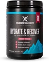 Wilderness Athlete - Hydrate & Recover | Flytende Hydration Powder Electrolyte Drink Mix - Gjenopprett raskere med Bcaas - Hydrate Powder med 1000 mg vitamin C - 30 Serving Tub (Strawberry Pomegranate)