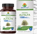 Brieofood organisk Alfalfa 1500mg, 45 Serveringer, Vegetarisk, Glutenfri, 90 Vegetariske tabletter