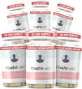 IBDassistTM Hashi Aid Thyroid Support for kvinner og menn - Thyroid Supplement for Hashimotos sykdom og hypothyroidisme * - med Ashwagandha, Selenium, sink, essensielle vitaminer og mer - 30 kapsler (6 pakke)