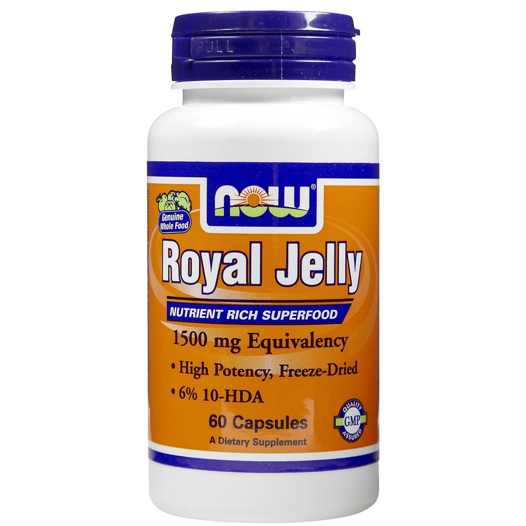 NU Foods Royal Jelly 1500 mg 60 kapsler (pakke med 2)