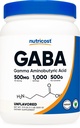 Nutricost ren GABA 500G pulver (Gamma Aminobutyric Acid) (500 gram / 1,1 pounds)