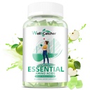 EAA Gummies essensielle aminosyrer - alle 9 essensielle aminoer og alle grened-Chain Aminos (BCAA) med muskelgjenvinning, energi støtte sukker gratis grønn Apple Flavor 30 serveringer