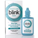 BLINK Tårer Lubriserende øyedråper, motiverende og beroligende for milde til moderate tørre øyne, med hyaluronat, reduserer diskomfort, langvarig hydrasjon, Soothes & moisturizes, 1 fl Oz