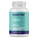 BESTVITE Inositol 750 mg som Myo Inositol (120 vegetariske kapsler) - Ingen stearates - Vegan - Ikke GMO - Glutenfri