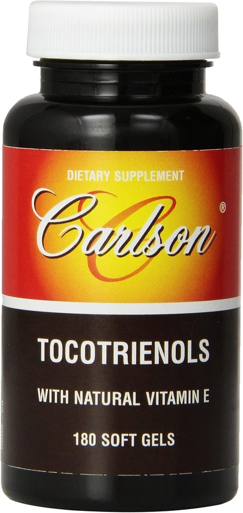 Carlson Labs Tocotrienols med naturlig vitamin E, 180 Softgels