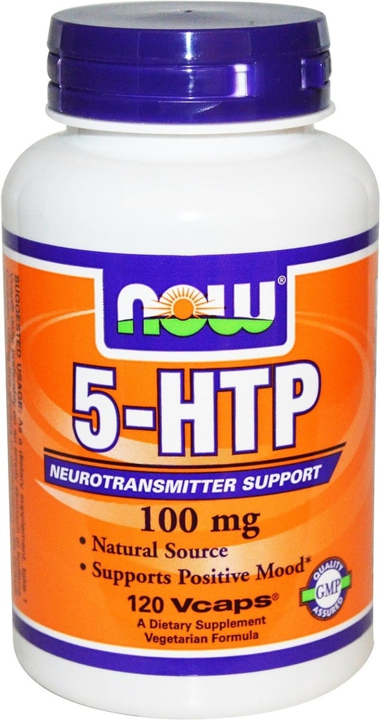 Nå Matvarer, 5-HTP 100 mg Vegetarisk, 240 kapsler (120 x 2 stk)