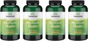 Swanson Psyllium Husk Diett Fiber Supplement 610 mg 300 kapsler - (4 pakke)