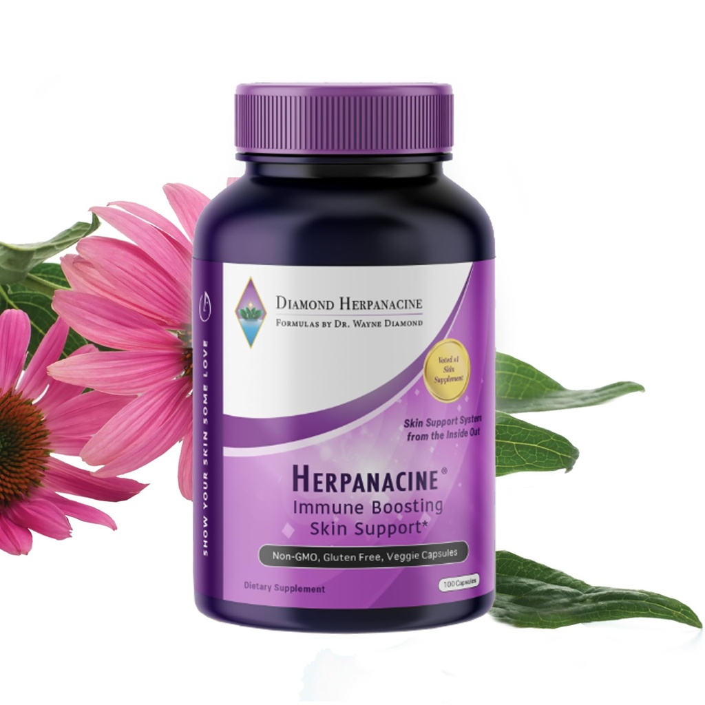Diamond Natural Skin Care og Immun Support - Vitaminer som hjelper til å rense huden - Komplett hud og immunsystem Støtte fra innsiden ut - laget med naturlige ingredienser - (200 Count)