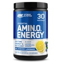 Optimum Nutrition Amino Energi - Før trening med grønn te, BCAA, Aminosyrer, ketovennlig, grønn kaffeekstrakt, energipulver - Blåbær sitronade, 30 Serveringer (Packing May Vary)