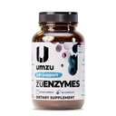 UMZU ZuEnzymes Digestive Enzymes Supplement | 21 Enzymer for Gut Helsestøtte, Digestion & Nutrient Absorpsjon | Hjelper Bryt ned Laktose, Kolhydrater, Proteiner og fetter (30 dagers forsyning | 30 kapsler)