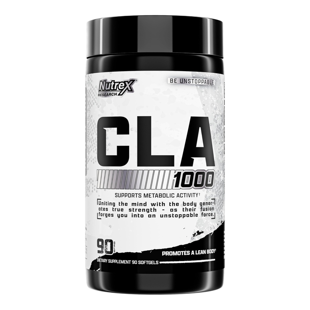 Nutrex CLA 90 myke geler - 1000 mg konjugert Linoleic Active Blend fra Saflower Olje - Stimulant-fri metabolisme Booster piller for vekttap