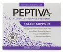 Peptiva 26 milliarder CFU Probiotic and Sleep Support - klinisk validert multi-Strain Probiotic - Lactobacillus og Bifidobacterium, Melatonin - 15 greve