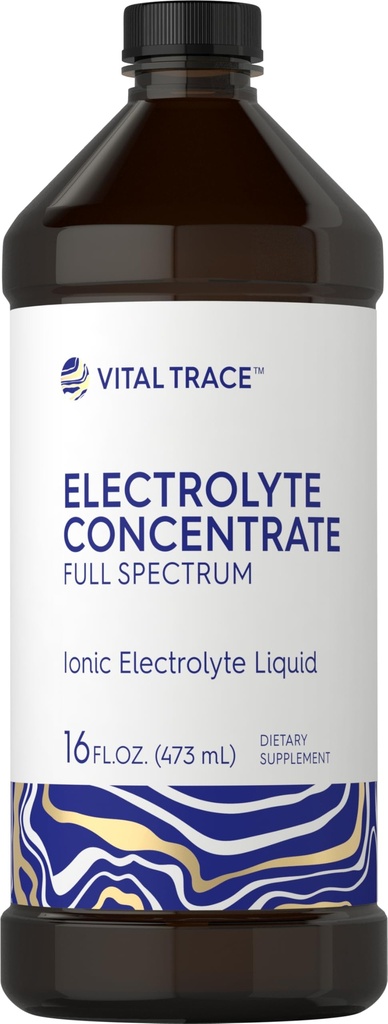 Carlyle Electrolyte Konsentrert | 16 fl oz | Full Spectrum | Ionic Electrolyte Liquid | Ikke-GMO og Glutenfri formel | ved Vital Trace