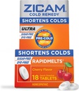 Zicam Cold Remedy Sink Rapidmelts, Cherry Flavor, 18 greve (pakke med 1)