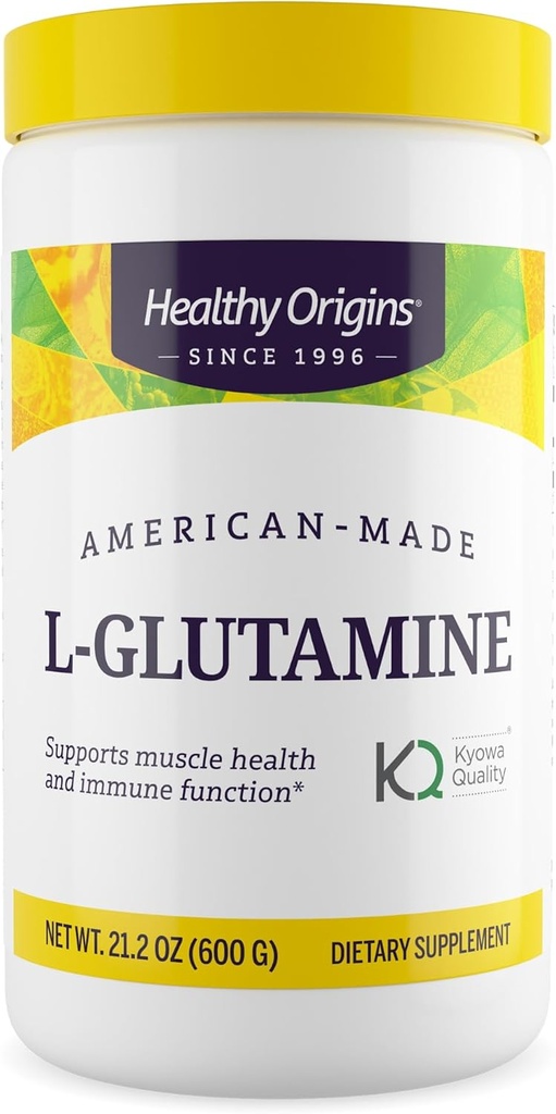 Sunn opprinnelse L-Glutamine (amerikansk-made, ikke-GMO), 21.2 Ounce