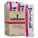 Superieur Electrolyte Powder Packets - Vegan Electrolyte Hydration Powder m/Sea Minerals - Keto vennlige, ikke-GMO, Zero Sugar Electrolyte Supplement - Sunn Sports Drink - Vannmelon (14 Packets)