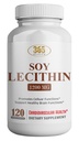 Helse LFE Lecithin 1200mg, høy styrke, 120 Softgels, naturlig kombinasjon av essensielle fettsyrer for å støtte hjernen og nervefunksjonen- Lecithin Food Grade, 1200mg per servering, kosttilskudd