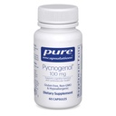 Ren innkapslinger Pycnogenol 100 mg Hypoallerogenic Supplement for å fremme vaskulær helse og gi antioksidant støtte ® 60 kapsler