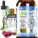 Uricel - Avansert Uric Acid Support & Cleanse Supplement - Felles & Nyre Støtte - Flytende Levering for bedre absorpsjon - Tart Cherry, Chanca Piedra, Celery Seed & Turmeric - 2 fl oz