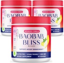 (3 pakke) Baobab Bliss pulver, Baobab Bliss organisk pulver, Baobab Bliss pulver Alt naturlig fiber Supplement, Baobab Bliss frukt pulver, Baobab Bliss pulver organisk gjennomgang, 90 serveringer i 3 måneder