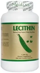 NSCL 2 flasker Lecithin, 1200 mg 200 Softgels/Bottle