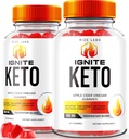 Rise labs (pakke med 2 tenn keto ACV Gummies for avansert vekttap, kosttilskudd (120 gummies)