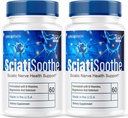 LIVORKA (2 Pakke) Sciatisoothe - Sciatisoothe Supplement, Scitati Soothe, Sciatisoothe vitaminer, Sciatisooth, Sciati Soothe Supplement, Sciati Soothe Kapsler, Sciatic Sooth, 120 Kapsler i 2 måneder