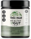 TERRA ORIGINA Sunn Gut Mint Flavor ®30-Servings med L-Glutamine, Sink, Glukosamine, Slippery Elm Bark, Marshmallow Root og mer!
