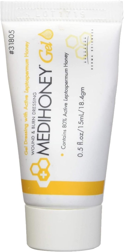 Forbedret Medihoney Gel sår og & brenn kjole fra derma vitenskaper, 0.5 oz,