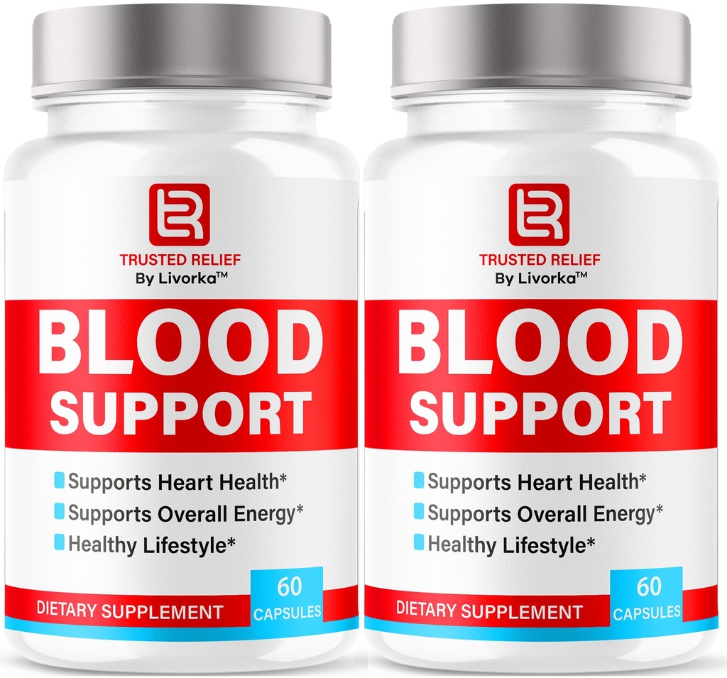 (2 Pakke) Trusted Relief Blood Support Kapsler - Offisiell påliteligRelief Blodstøtte Vitamin piller, naturlig pålitelig relief Advanced Premium Formula Wellness & Overal Health, 60 Kapsler i 2 måneder