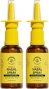 Beekeepers Naturals Nasal Spray for voksne med Propolis, Xylitol & Saline, Fjerner Nasal Congestion, Moisturizes Sinuskanalen, & Decongest Sinus Cavities, 1 fl oz(Pack of 2)