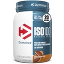 Dymatize ISO100 Whey Protein pulver isolat, sjokolade peanut smør, 25g protein, 5,5 g BCAA, mindre enn 120 kal., Glutenfri, 1g fett, 1g sukker, 2g karbohydrat (20 serveringer)