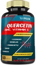 Quercetin Extract Capsules - Blend Elderberry, Bromelain, Ginger, Stinging Nettle, Echinacea, Svart Pepper og mer - 60 Kapsler, 2 måneders forsyning