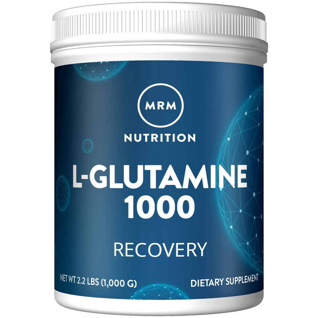MRM Ernæring L-Glutamine | 5000 mg | Recovery | Aminosyre | Muskelstøtte | Immun + Gut Helse | Fermentert | 200 Serveringer