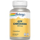 Solaray GTF Chromium 200mcg - ren kromium GTF 200mg Supplement, støtter Metabolsk funksjon og hele kroppens helse for menn og kvinner - 200 Vegankapsler