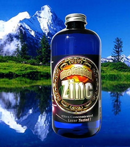 Sølvfjellmineraler kolloidal sink flytende mineralkonsentrat 16 Oz. 240 PPM